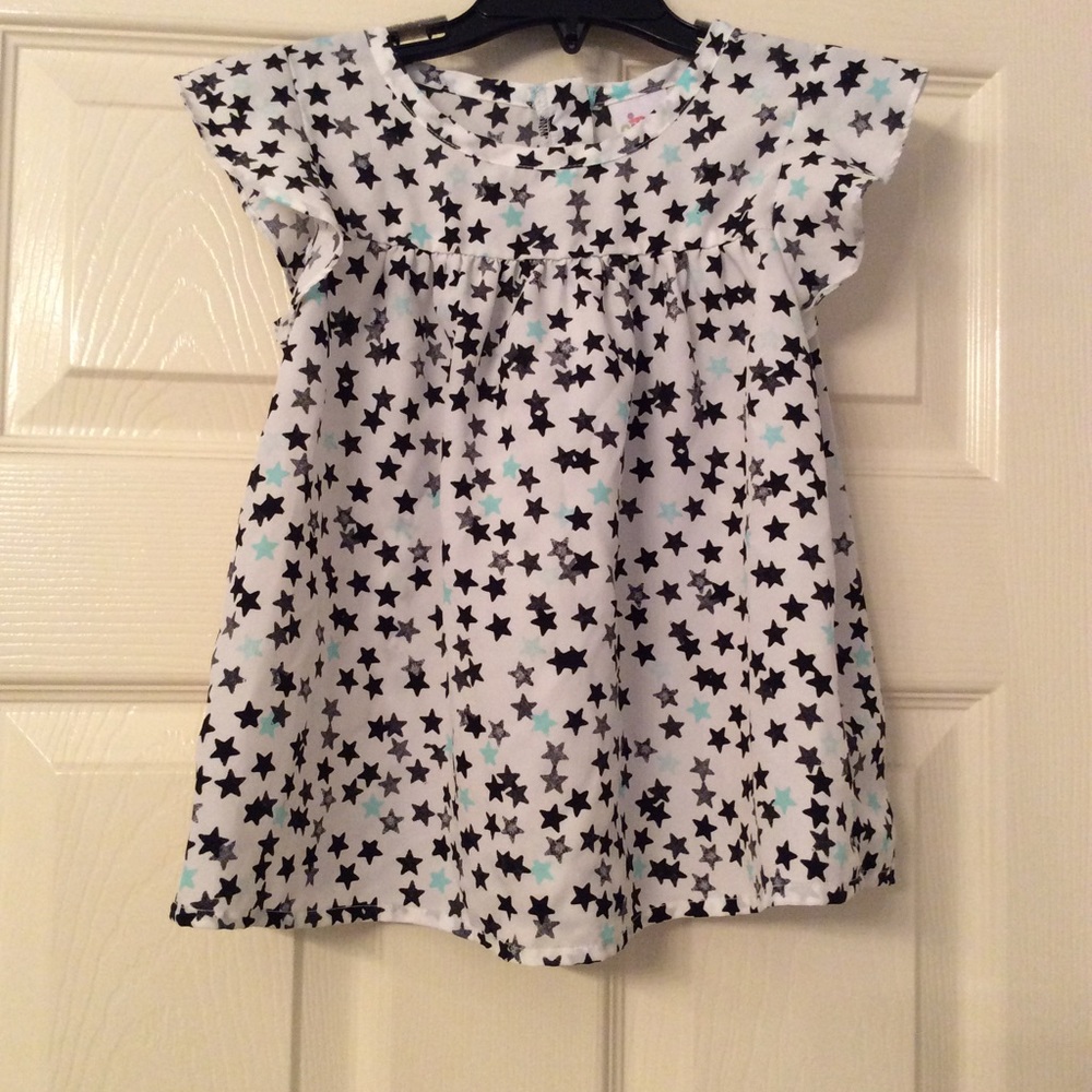 Multicolored Star Top